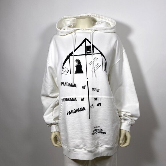 PRADA Raf Simons White Panorama Hoodie - Picture 2 of 11